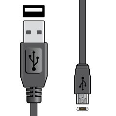 USB MICRO CABLE LEAD for Mobile Phobnes ANDROID XBOX PS4 & Many More