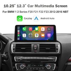 10.25" / 12.3" Car Multimedia Linux Screen with Apple CarPlay & Android Auto For BMW 1 2 Series 2004-2019 with CCC/CIC/NBT/EVO System