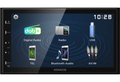 DMX129DAB Kenwood 6.8” WVGA Digital Media AV Receiver with DAB Radio Built-in Car Stereo