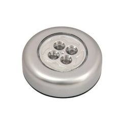 Stick  & Push On Off 4 LED Lights Self-Adhesive Cupboard Wall Stick On Light