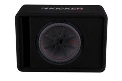 Kicker 48VCWR122 1000W Peak (500W RMS) 12” CompR Series Single Vented Subwoofer Enclosure