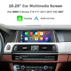 10.25" / 12.3" Car Multimedia Linux Screen with Apple CarPlay & Android Auto For BMW 5 6 Series 2004-2019 with CCC/CIC/NBT/EVO System