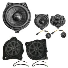 SFK-MB01 BLAM Audio Upgrade Custom Package With 2-Way Component Woofers, 1 Centre Speaker And Subwoofers for Mercedes C, E, S, GLC-Class