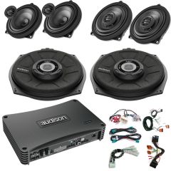BMW Premium Car Audio Upgrade with Audison Forza Amplifier, Subwoofers,  Front and Rear Speakers and wiring kit