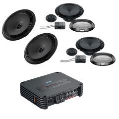 Audison Prima 2-way Coaxial & Component Car Speakers Kit Upgrade with 4 Channel Amplifier Package for Range Rover
