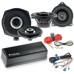 Focal Inside Powered 6.2 BMW Audio Upgrade Two way Coaxial Speaker and Subwoofer Package