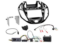 CTKFD38C Ford B-Max Piano Black Double Din Stereo Fascia Fitting Kit With Hazard/Door Lock Switch