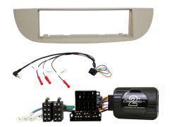CTKFT26 Single Din Car Stereo Fascia Fitting Kit for Fiat 500 Type 312 (2007 - 2015)