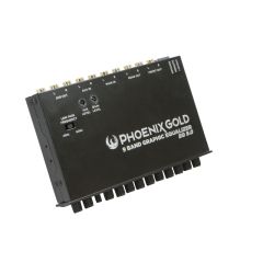 Phoenix Gold EQ9.0 – 9 Band Graphic Equaliser with TrueTune | 9 different adjustable frequencies | 2 Aux Inputs | Selectable Low and high pass filters