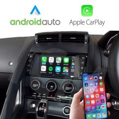 Jaguar F-Type 2013-2016 Wireless Apple CarPlay and Android Auto Interface