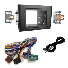 Double Din Car Stereo Fascia Panel Fitting Kit For Volvo XC90 