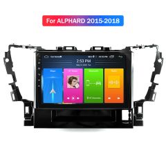 10.1 inch Touch Screen Android Carplay Radio for Toyota Alphard 2015 2016 2017 2018 GPS Navigation Car Stereo