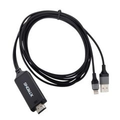 HDTV04 Lightning to HDMI TV AV Cable Adapter for Apple iPhone 5 6 7 8 X & iPad