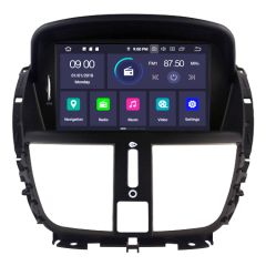 7" Android CarPlay GPS Navigation Stereo Multimedia Player with CD/DVD Custom Fit For Peugeot 207 2007-2014