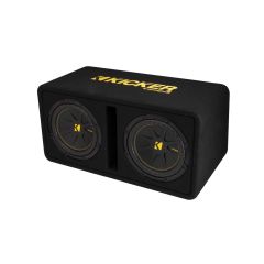 Kicker KA50DCWC102 Ported enclosure with dual 10" CompC subwoofers 2 OHM