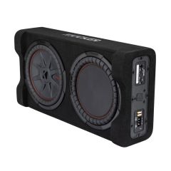 KIcker KA51PTRTP12 Powered CompRT 12" Down Firing Loaded Enclosure Subwoofer Bass Box