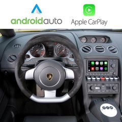Wireless Apple CarPlay Android Auto Interface for Lamborghini Gallardo 2003 Onwards RNS-E 16:9 DVD