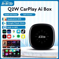 2025 MMB Max Android 13 Ultra Box 8-Cores Wireless CarPlay Android Auto Ai Box 4+64G Auto Connection YouTube Netflix