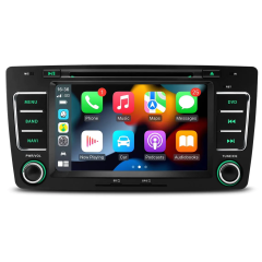 PE71CTS Skoda Octavia, Yeti 7" Android System with Built-in CarPlay & Android Auto GPS Navigation Multimedia System