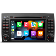 Android Multimedia Car Stereo With 7" Display Built-In Apple CarPlay & Android Auto Custom Fit For Mercedes-Benz A,B Class, Viano, Vito, Sprinter