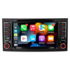 7" Android System Multimedia Car DVD Player with Built-in CarPlay Custom Fit for Volkswagen Touareg (2004-2011)