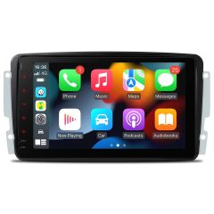 Android Multimedia Car Stereo With 8" Display Built-In Apple CarPlay & Android Auto Custom Fit For Mercedes-Benz A-W168, C-Class W203, CLK C209, G-Class W463, Viano & Vito