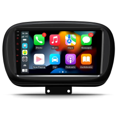 PEP9150XF 9'' Large IPS Screen Car Stereo Multimedia Player Android with Built-in CarPlay & Android Auto Custom Fit for FIAT 500X 2015-2020