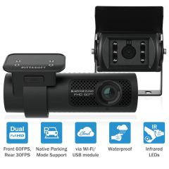 BlackVue DR770X-2CH TRUCK, Trucks, Vans & Commercial Vehicles Full HD Cloud Dashcam with External Waterproof Infrared Rear Camera