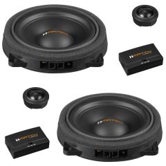 MATCH UP C42BMW-FRT.2 4" 2-way Component Speakers 120w custom made for BMW  BMW 1, 2, 3, 4, 5, X Series