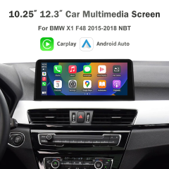 10.25  / 12.3" Car Multimedia Linux Screen with Apple CarPlay & Android Auto For BMW X1 Series E84, F48 2009-2018 with CCC/CIC/NBT/EVO System