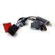 Car ISO & Aerial Adaptor & Canbus Ignition for Audi with Rear Amplified Speakers