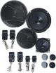 Audison Prima APK 163 3 Way Component Car Speaker Kit - 375W Max