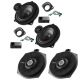 Audison 2 Way Front Door Speaker & Tweeter Kit and  8 Inch Under Seat Car Subwoofer For BMW