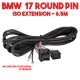 BMW 3 5 7 Series X5 Car Stereo ISO Rear Wiring Harness Aerial Extension - 6.5 Mtrs