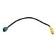 Fakra to RCA Video Camera Input Adaptor Lead for VW Mercedes Ford