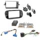 Fiat 500 Car Fascia Adaptor Facia Panel Fitting Kit + Steering Control Interface