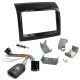 Fiat Ducato Double Din Car Stereo Fascia Panel w/ Steering Control Fitting Kit