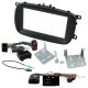 Fiat 500X 2015 Double Din Facia Panel w/ Steering Control Car Stereo Fitting Kit