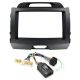 Kia Sportage Fascia Panel Car Stereo Fitting Kit With Steering Control Adaptor