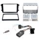 Mercedes C Class CLK Double Din Fascia Steering Controls Car Stereo Fitting Kit