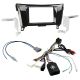 DoubleDin CarStereo Fascia Fitting Kit & Steering Interface For Nissan Qashqai/X-Trail 2015-2019