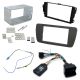 Seat Ibiza Mk4 6J Double Din Fascia w/ Steering Controls Car Stereo Fitting Kit