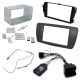 Seat Ibiza 2008-12 Double Din Fascia Steering Controls Car Stereo Fitting Kit
