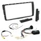 Double Din Facia w/ Steering Control Car Stereo Fitting Kit for Toyota Hilux 2012-2015