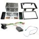VW Touareg 04-09 Double Din Fascia w/ Steering Controls Car Stereo Fitting Kit