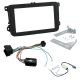Volkswagen VW 2015 Double Din Fascia w/ Steering Control Car Stereo Fitting Kit