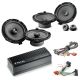 Focal Inside Peugeot, Vauxhall, Citroen Car Audio Upgrade 2 Way Component and Coaxial Speaker plus Amplifier Package