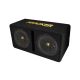 KA50DCWC122 Kicker CompC Dual 12-Inch Subwoofer Enclosure single 2-Ohm terminal
