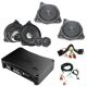 Mercedes Audio Upgrade Custom Package with Front Door Speakers, Kickwell / Footwell subwoofers and DSP Amplifier