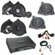 Mercedes Audio Upgrade Custom Package with Front Door 2-Way Component Speakers, Rear Door Coaxial Speakers, Woofers and Amplifier